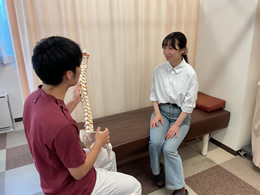 診察・分析の様子